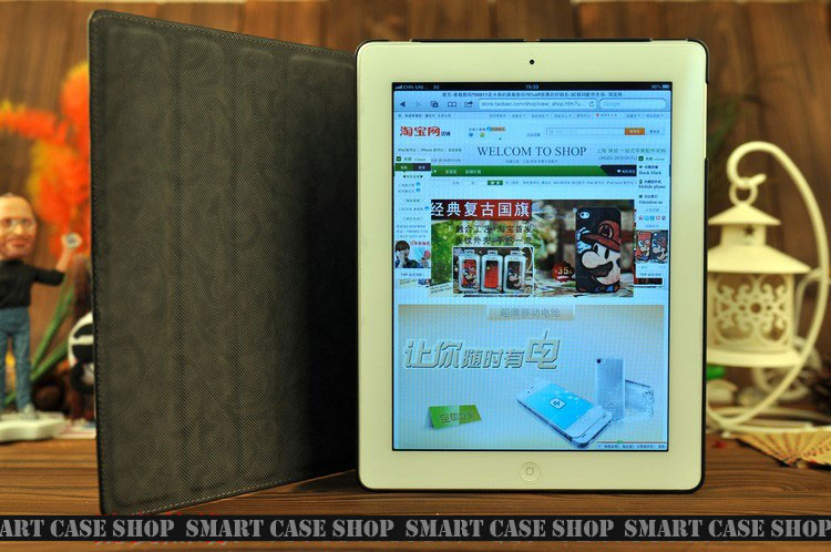 เคสไอแพดแบบหนังสือลายสวยหรู The New iPad Case รูปที่ 6