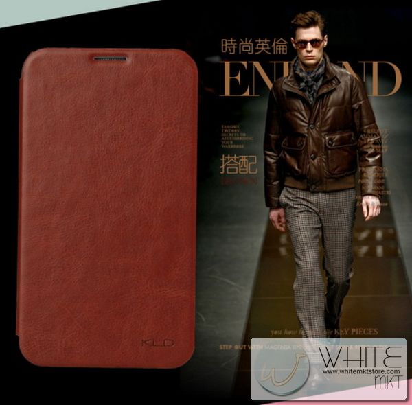 New KaiLaideng Enland Series Wallet leather case สีน้ำตาล for iPhone5 (IP5061) by WhiteMKT รูปที่ 1