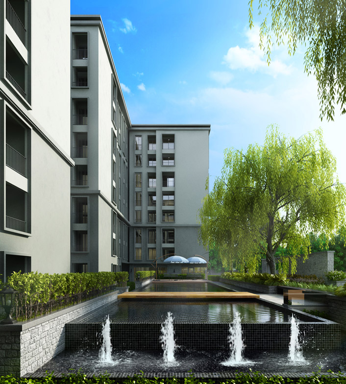 รับบริการทำภาพ 3D Perspective Exterior & Interior รูปที่ 6