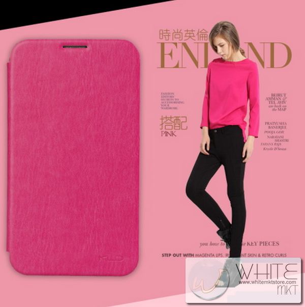 New KaiLaideng Enland Series Wallet leather case สีชมพู for iPhone5 (IP5062) by WhiteMKT รูปที่ 1