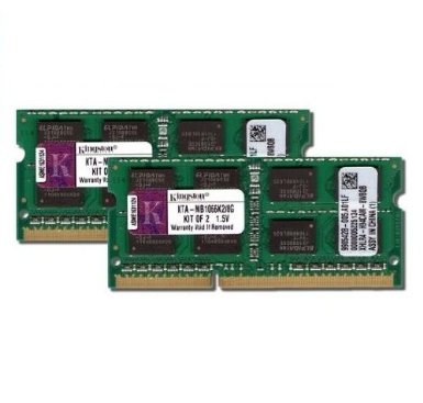 Perfect Deals Kingston Technology 8GB Kit (2x4 GB Modules) 1066MHz DDR3 SODIMM Notebook Memory รูปที่ 1
