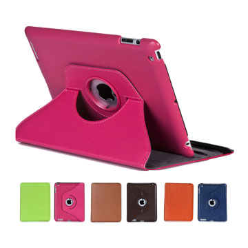 ขายเคสหนังไอแพด พับตั้งหมุนได้360องศา iPad4 Case ราคาถูกมาก รูปที่ 1