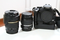 ขายกล้อง DSLR Canon 350D + Grip พร้อมเลนส์ Canon 18-55 และเลนส์ Tamron 17-50 f2.8