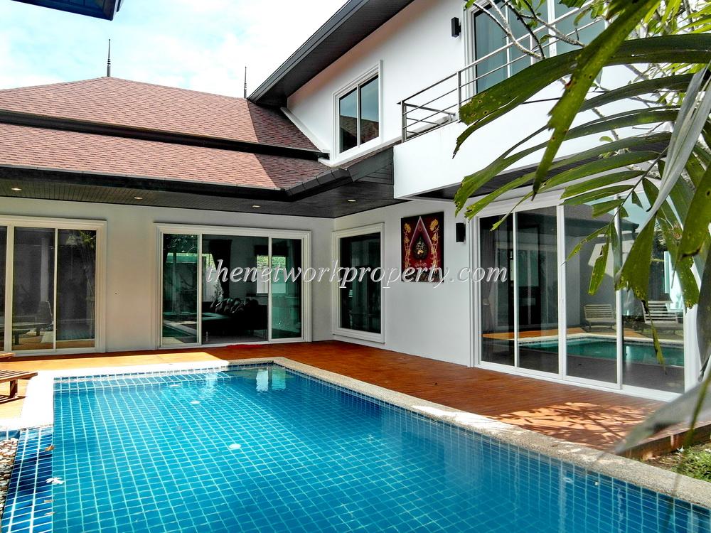 Nai harn / Two storey pool house with 3 bedroom over looking mountain view รูปที่ 1