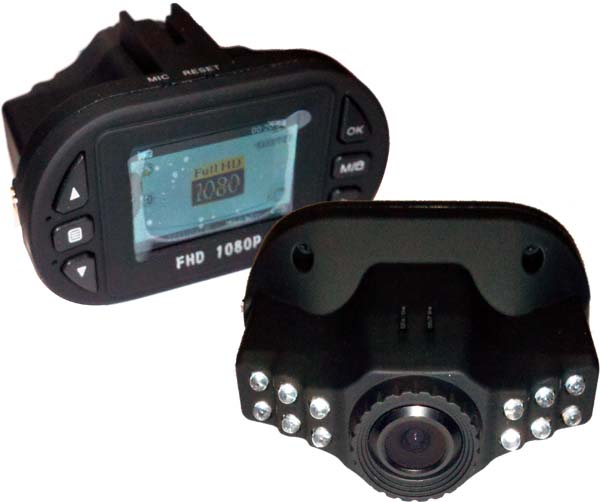 กล้องติดรถ ไซส์จิ๋ว ความละเอียดสูง FullHD 1080 มีระบบจับการสั่นสะเทือน ถ่ายที่มืดได้ รูปที่ 1