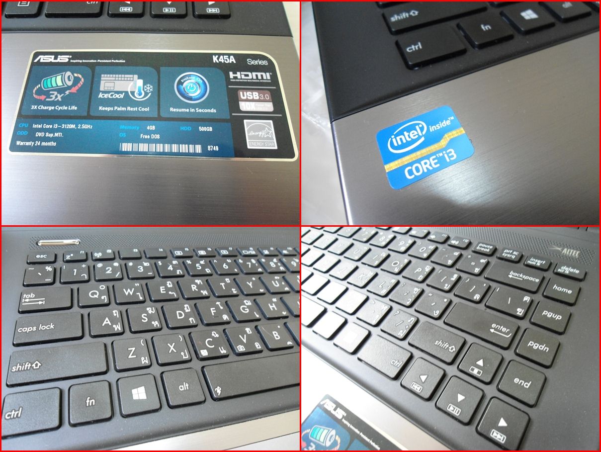 ขายโน๊ตบุ๊ค Asus K45A-VX049D Black มือสอง รูปที่ 4