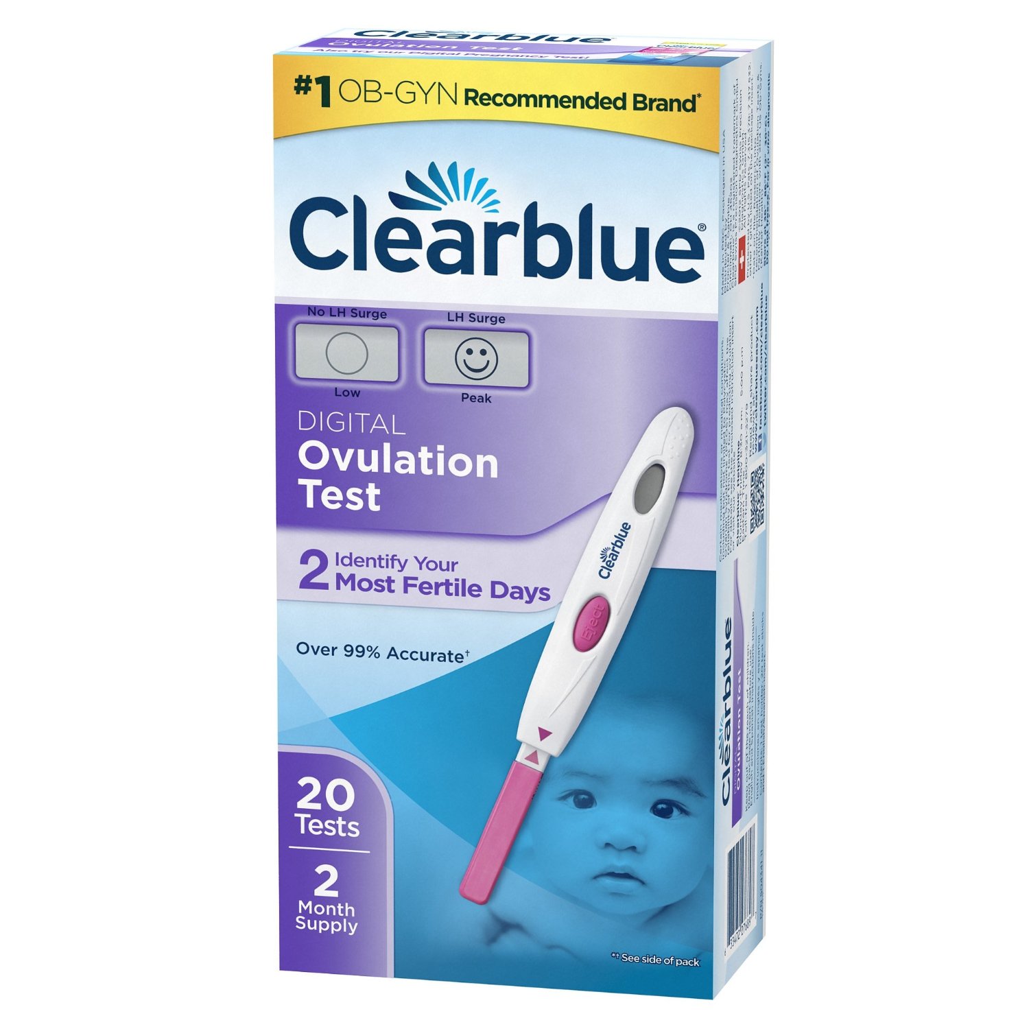 เครื่องตรวจหาวันตกไข่ Clearblue Digital Ovulation Test จากอเมริกา สำหรับผู้ต้องการมีบุตร รูปที่ 1