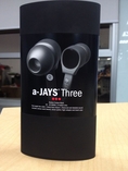 ขายหูฟัง a-JAYS Three In-Ear มือ2 ครบเซ็ทสภาพดี 100% ซื้อเมื่อวันที่ 02/05/2013