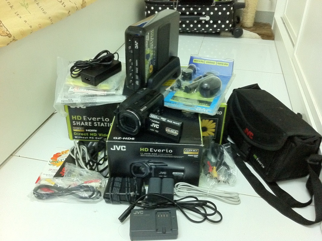 ขาย กล้องวีดีโอ JVC Everio Camera GZ-HD6 25,000 บาท แถม(JVC DVD Burner CU_VD40+ไมค์+แบต) รูปที่ 6