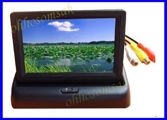 ขายจอ TFTมอนิเตอร์(Monitor) 4.3 นิ้ว แบบสไลด์ปิดเปิด สำหรับดูวิดีโอ ดีวีดีและกล้องถอยหลัง ขนาดจอกลางๆ ไม่ใหญ่ไม่เล็ก เหม รูปที่ 3