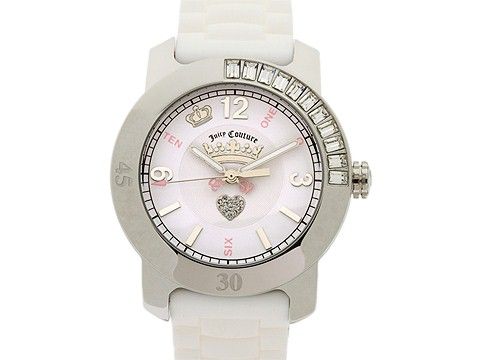 นาฬิกาข้อมือ Juicy Couture สีขาวของแท้ ประดับด้วยคริสตัลชวารอฟสกี้ รูปที่ 2