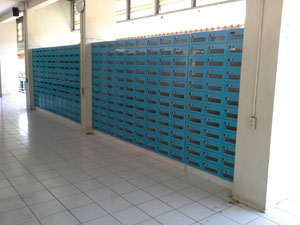 ล็อคเกอร์พีวีซี 36 ประตู รุ่น ALK-036SS ระบบล้อครหัส 3 หมายเลข บานหน้าเพิ่มแผ่นอะครีลิก รูปที่ 4