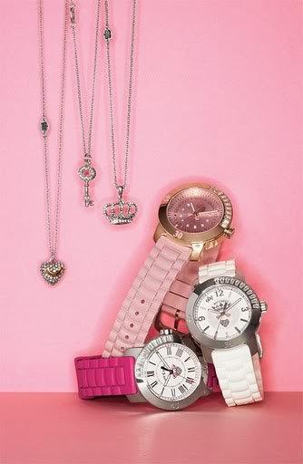นาฬิกาข้อมือ Juicy Couture สีขาวของแท้ ประดับด้วยคริสตัลชวารอฟสกี้ รูปที่ 1