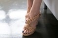 [LUXE ASIAN] CROSS ANKLE HEEL