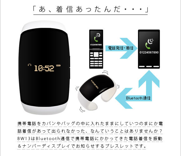 ขาย นาฬิกากำไลข้อมือ Bluetooth Bracelet ใช้ได้ทั้ง Android และ iPhone ราคา 1800 บาท รูปที่ 5