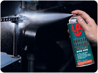 นก(0824774620)ขาย White Lithium Muti-Purpose Grease สเปรย์จาระบีขาวหล่อลื่นผสมเทปล่อนทนความร้อนสูงป้องกันสนิม-การกัดกร่อน รูปที่ 3