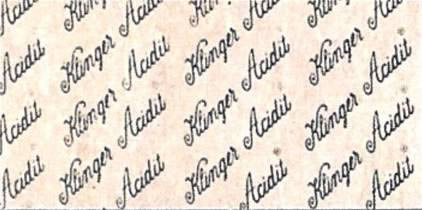 ปะเก็นแผ่นใยหินทนกรด klinger acidit หรือ klinger acidit acid resistant asbestos gasket sheet รูปที่ 2