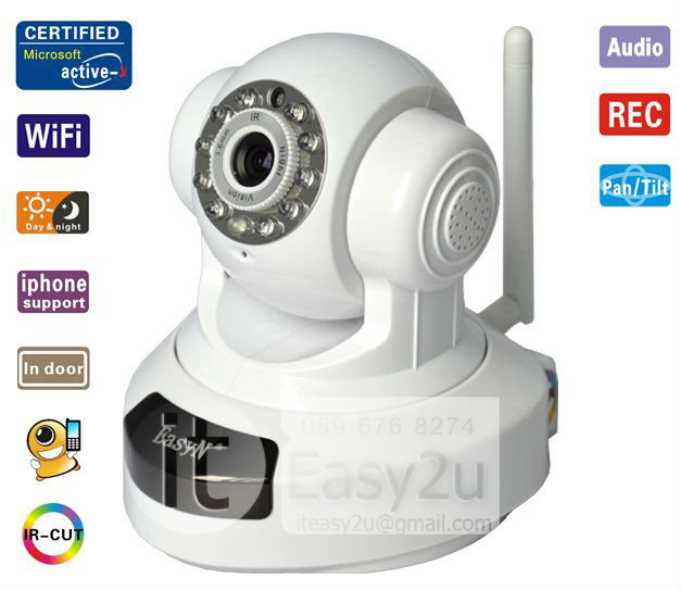 IP Camera กล้องวงจรปิดไร้สาย EasyN F2-M176 - Wireless IP Camera (Indoor) รูปที่ 1