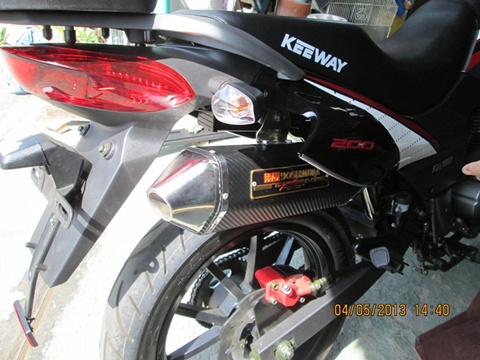 ท่อแต่งkeeway Txm 200 ทรงห้าเหลี่ยม รูปที่ 5