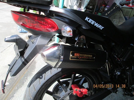 ท่อแต่งkeeway Txm 200 ทรงห้าเหลี่ยม รูปที่ 3