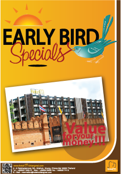  Early bird โปรโมชั่น 1,319 จองก่อนได้ถูก!!! ที่ โฮเทล เอ็ม เชียงใหม่ รูปที่ 2
