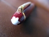 รูปย่อ ปากกาหมึกซึม Montblanc Bodyสีแดงปากทองแท้14 K. รูปที่1