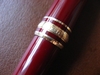 รูปย่อ ปากกาหมึกซึม Montblanc Bodyสีแดงปากทองแท้14 K. รูปที่6