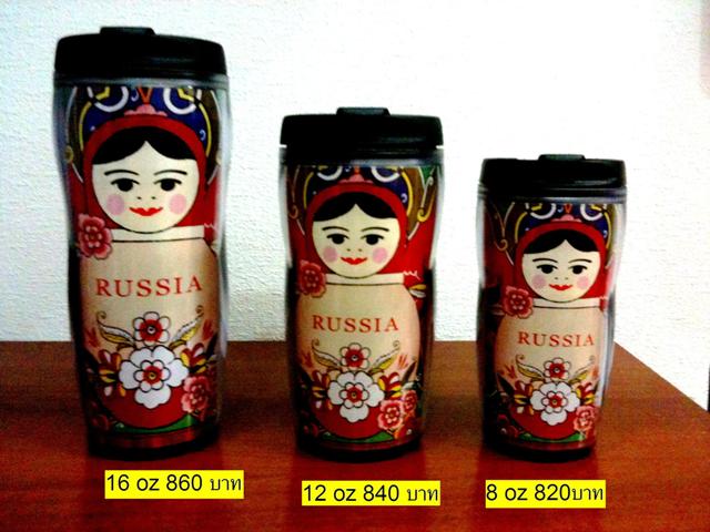 แก้ว Starbucks ลายตุ๊กตาแม่ลูกดก Russia รูปที่ 2