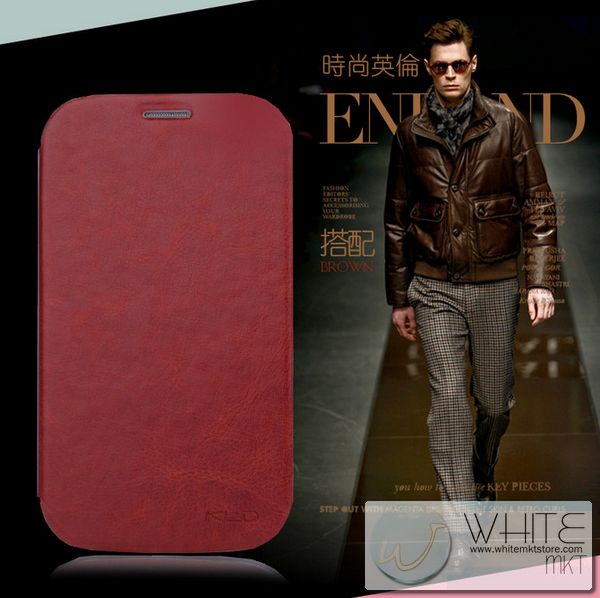 New KaiLaideng Enland Series Wallet leather case สีน้ำตาล for Samsung Galaxy S4 (I9500) (SP030) by WhiteMKT รูปที่ 1
