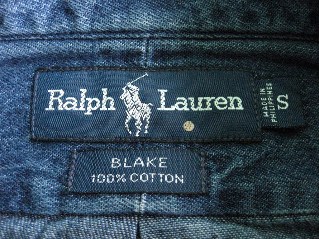 เสื้อเชิ้ต RALPH LAUREN DENIM SHIRT Made in Philippines รูปที่ 5