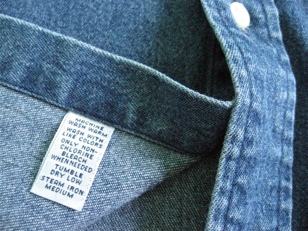 เสื้อเชิ้ต RALPH LAUREN DENIM SHIRT Made in Philippines รูปที่ 7