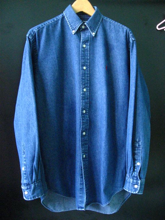 เสื้อเชิ้ต RALPH LAUREN DENIM SHIRT Made in Philippines รูปที่ 2