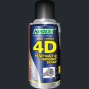 Hardex 4D สเปรย์หล่ิอลื่นอเนกประสงค์ ป้องกันสนิม สเปรย์คลายน๊อต คลายเกลียว ป้องกันความชื้น สเปรย์ครอบจักรวาล รูปที่ 2