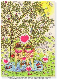 โปสการ์ดแนวๆสวยๆ สำหรับส่งหาคนที่คุณคิดถึง จากร้าน Welcome Home ครับ รูปที่ 4
