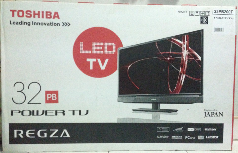 ขาย ทีวี Toshiba LED TV 32 นิ้ว รุ่น 32PB200 ภาพคมชัด ละเอียด เสียงดัง ของใหม่ ราคาถูก รูปที่ 1