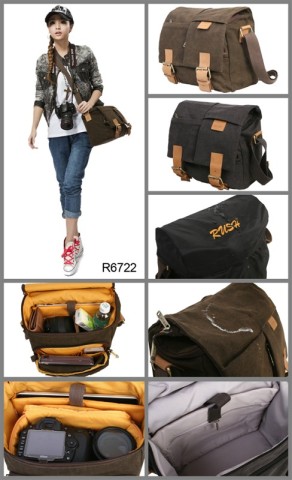 จำหน่ายกระเป๋ากล้อง RUSH Backpacker กระเป๋ากล้องแฟชั่นเกาหลี สายคล้องกล้องแฟชั่น และอุปกรณ์กล้องถ่ายภาพอื่นๆ รูปที่ 3