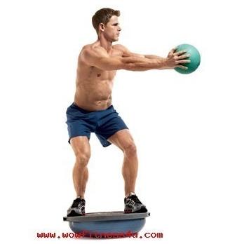 PR-446 VALEOmedicine ball บอลออกกำลังกายแบบมีน้ำหนัก -10lbs 4.5KG รูปที่ 6
