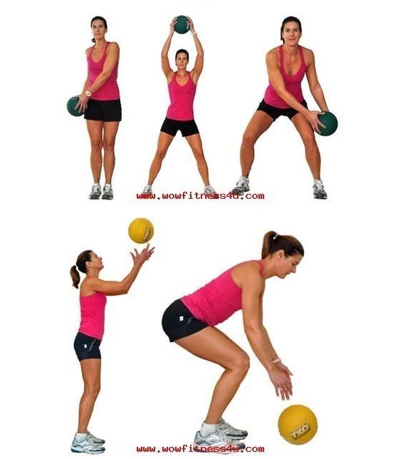 PR-446 VALEOmedicine ball บอลออกกำลังกายแบบมีน้ำหนัก -10lbs 4.5KG รูปที่ 4