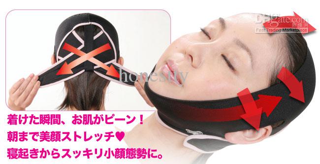 ขาย เครื่อง ยก กระชับ รูปหน้า 3D Sleep Slim Oval Face Shape Protector Machine Band Slim Face Correction Belt HB965 รูปที่ 1