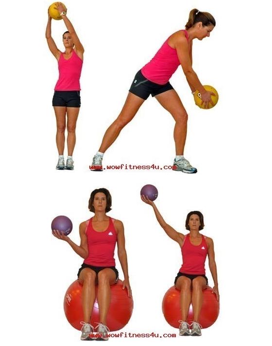 PR-446 VALEOmedicine ball บอลออกกำลังกายแบบมีน้ำหนัก -10lbs 4.5KG รูปที่ 3