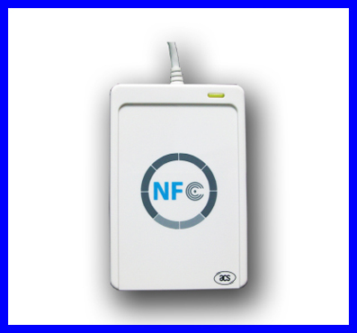 เครื่องอ่านเขียนบัตรและถ่ายโอนข้อมูล ระบบ NFC รูปที่ 1