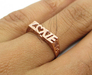 รูปย่อ แหวนนาก ลาย love แหวนหลุดจำนำ หลุดจำนำ นน. 0.90 g รูปที่3