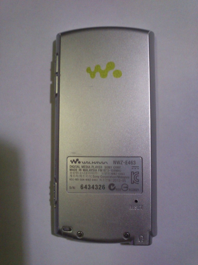 ขาย MP3 Walkman NWZ-E463/GM 4GB (สีเขียว) อายุใช้งาน 2 เดือน รูปที่ 3