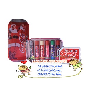 ลิปกลอส 6 แท่งLip Smacker Coca-Cola Collection T.082-7023428 ปอ รูปที่ 1