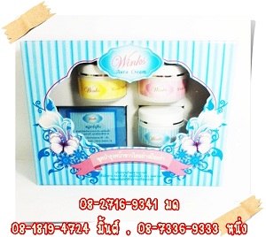 ครีมหน้าใส วิ้งค์ออร่า (Winks aura cream) ครีมหน้าใส มีอย. ลดริ้วรอย ฝ้า กระ จุดด่างดำ รูปที่ 1