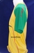 รูปย่อ เสื้อกีฬา PAN สีเหลือง แขนเขียว มีลายคาดด้านหน้า รูปที่2