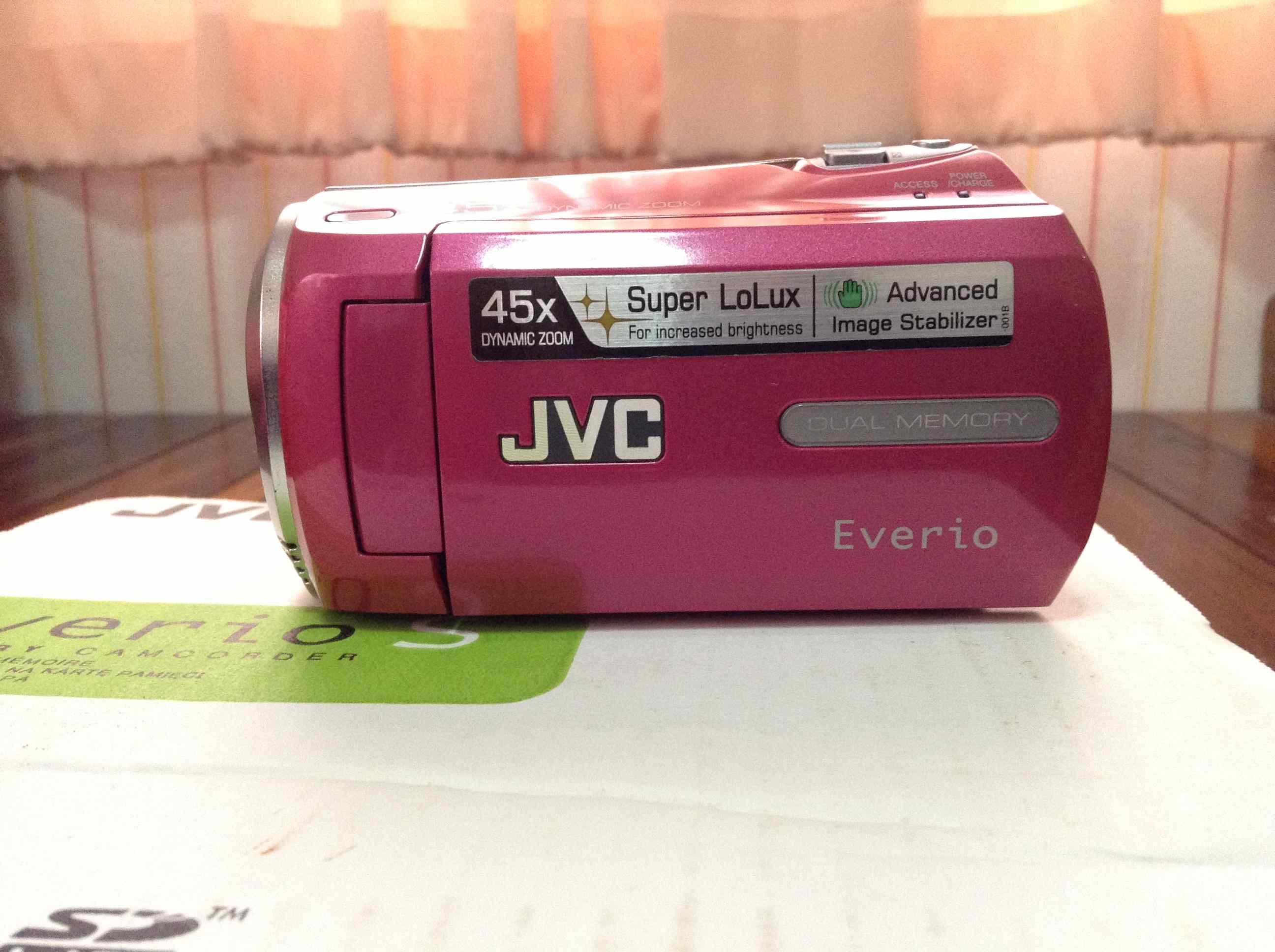 ขาย กล้อง VDO JVC GZ-MS215..Camcorder / Dual SD Card Slot / 45 X Dynamic Zoom 16Gb รูปที่ 1