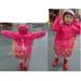 รูปย่อ เสื้อกันฝนเด็กKenkidshop Linda ลายสตอเบอร์รี่หวานฉ่ำ สีชมพู รูปที่3