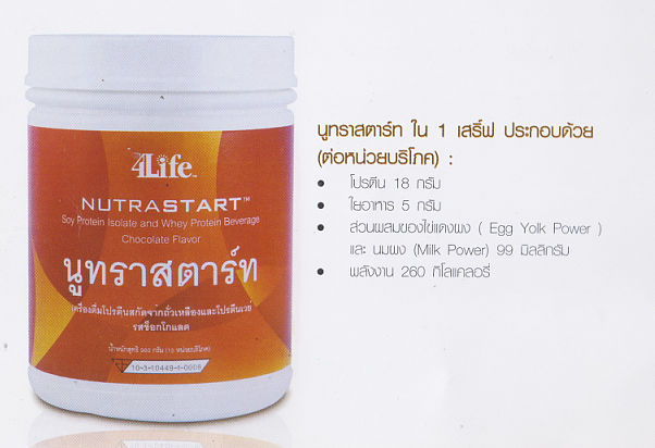 นูทราสตาร์ท 4ไล้ฟ เครื่องดื่มทดแทนมื้ออาหาร สำหรับท่านที่ต้องการลดน้ำหนัก รูปที่ 3
