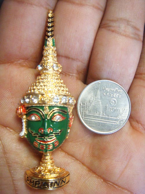 เข็มกลัดลายไทย พระอินทร์ OK-0135 รูปที่ 2